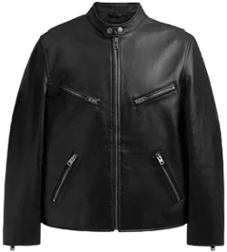 Coach Men's Leather Racer Jacket