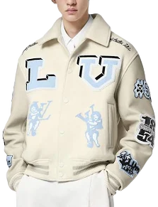 LV Bunny Varsity Jacket