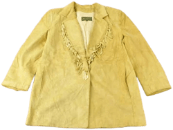 Vintage 1990s Danier Suede Fringe Jacket