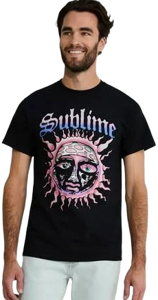 Sublime Men's Cotton Graphic Tee