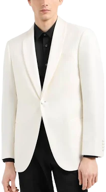Emporio Armani Men's G Line Shawl Lapel Satin Dinner Jacket