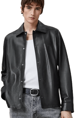 Allsaints Men's Arlington Regular-fit Leather Jacket