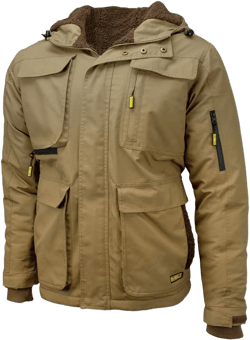 DEWALT Men's Heavy Duty Ripstop Heated Jacket Without Battery