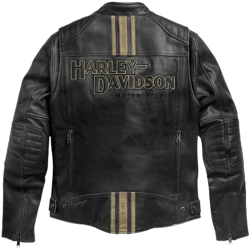 Harley-Davidson Men's H-D Triple Vent Passing Link II Leather Jacket