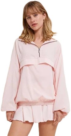 Pac 1980 Women's Half Zip Windbreaker Track Jacket
