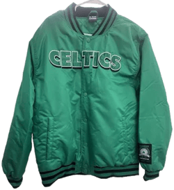 NBA Boston Celtics Embroidered Bomber Jacket