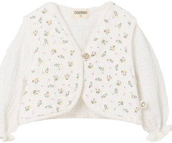 Cozmo QUILTED FLORAL BABY JACKET