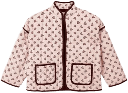 Rylee + Cru Quilted Jacket Blush Fleur