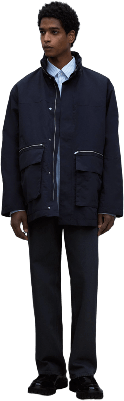 H&M Men's Regular-Fit Water-Repellent Parka