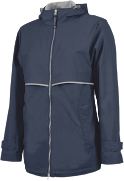 RAIN JACKET-TRUE NAVY