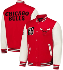 G-III Sports by Carl Banks Men's Chicago Bulls Moneyball Wool & Leather Varsity Jacket