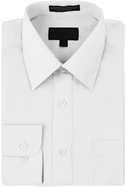 VKWEAR Men's Classic Fit Long Sleeve Wrinkle Resistant Dress Shirt