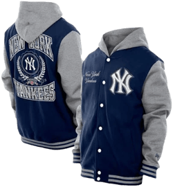 New York Yankees New Era Throwback Prep Hoodie Jacket