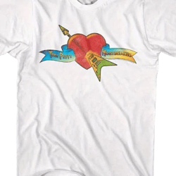 TOM PETTY & THE HEARTBREAKERS Heart Logo T-Shirt