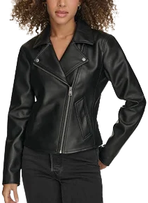 Levi's Women's Faux-Leather Moto Jacket