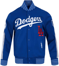 Pro Standard Men's Los Angeles Dodgers Current Logo Pro Game Day Double Knit Jacket