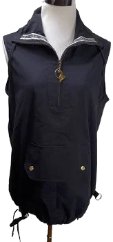 Baby Phat Oversized Half Zip Jacket