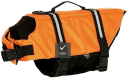 Cpengpj Dog Lifevest Swimsuit Safety Vest Apparel Lifesaver Coat, Dog Life Jacket Adjustable for Small Large Cats Puppy Kitty with Handle Reflective,