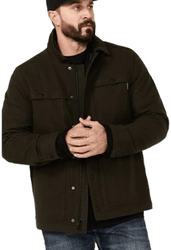 Brothers and Sons Men's Franklin Wool 2 in 1 Jacket
