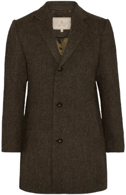 House of Bruar Men's Harris Tweed Paddock Coat