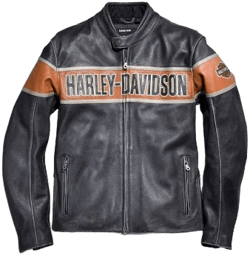 H-D Trenton Leather Riding Jacket