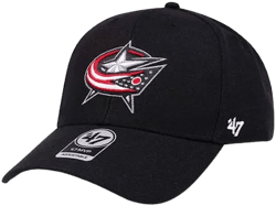 47 Brand Columbus Blue Jackets Mvp Black Adjustable
