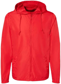 Lightweight Full-Zip Windbreaker Jacket