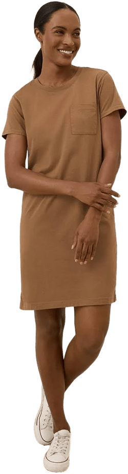 PACT Women's Organic Softspun Tee Dress