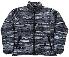 Palace Skateboards FW19 3000 Puffa All Over Logo Puffer Jacket