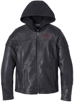 Harley-Davidson Women's Miss Enthusiast 2.0 Leather 3-in-1 Jacket
