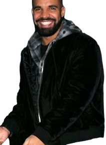 Aubrey Drake Graham Bomber Velvet Jacket