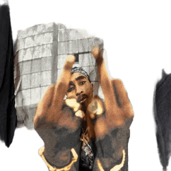 Tupac Graphic Vintage Preowned Tshirt
