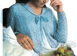 Women's Vintage Knitted Bed Jacket