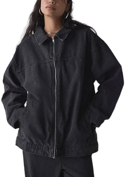 BDG Maya Oversized Denim Trucker Jacket