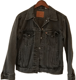 Levi's Faded Black Denim Jacket