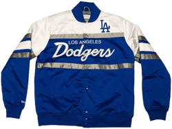 Mitchell & Ness Men's Special Script Heavyweight Satin Baseball Jacket