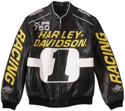 Harley-Davidson Men's Start Your Engines Leather Racing Jacket