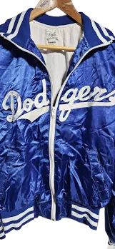 Official La Dodgers Cursive Bomber Jacket