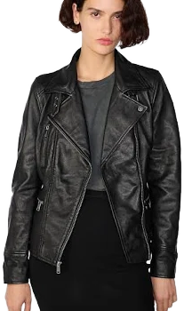 Wilsons Leather Women's Marissa Asymmetric Moto Jacket