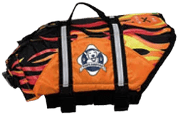 Flames Neoprene Pet Life Vest