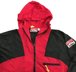 Marlboro Adventure Team Men's Vintage Red Windbreaker Jacket