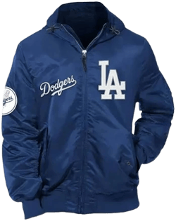Los Angeles Dodgers Hooded Bomber Jacket