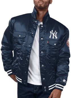 New York Yankees Tab Trucker Jacket