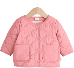Next Pink Quilted Nylon Jacket