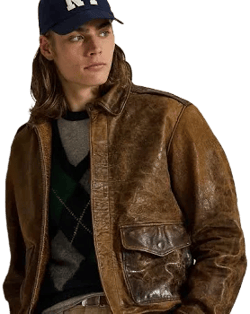 Polo Ralph Lauren Men's Leather Flight Jacket