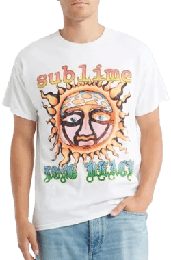 1993 Sublime Long Beach Sun Graphic T-Shirt