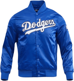 PRO STANDARD Men's Mlb Los Angeles Dodgers Big Satin Jacket LLD632060-DBL