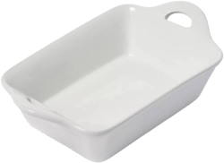 Sur La Table Rectangular White Porcelain Baking Dish