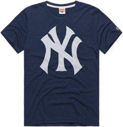 HOMAGE Vintage New York Yankees Cap Logo T-Shirt
