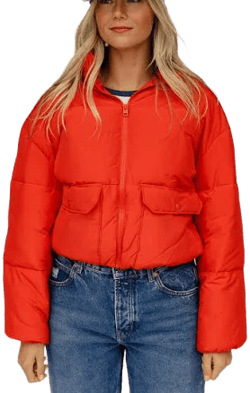 Because I Knew You Puffer Coat